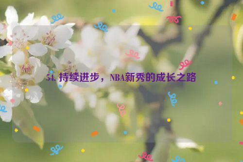 54. 持续进步，NBA新秀的成长之路